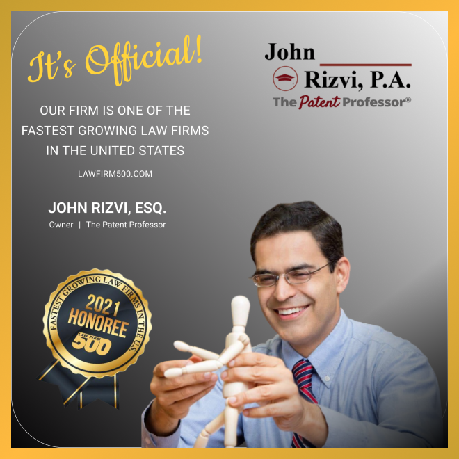 The Patent Professor&reg; Named 2021 Law Firm 500 Winning Firm and Forbes Next 1000