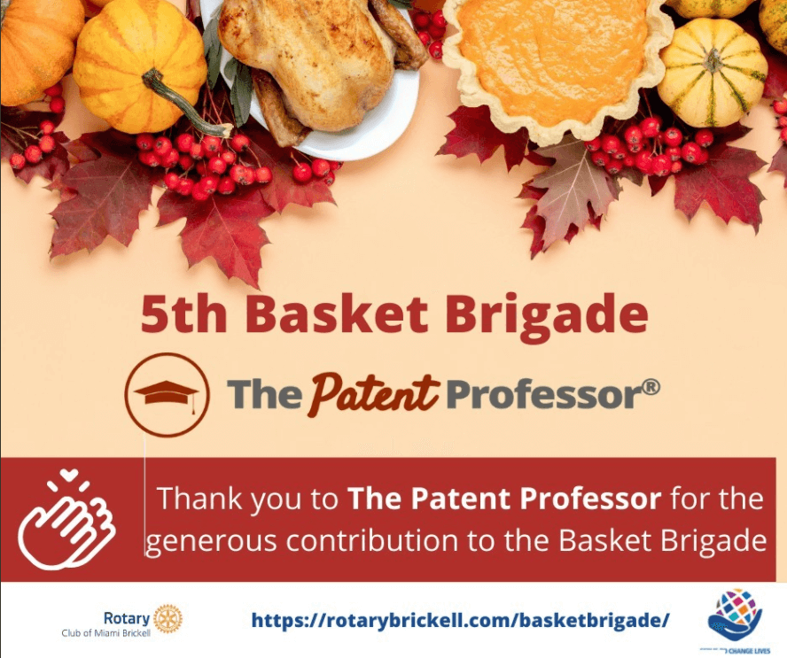 The Patent Professor&reg; to Participate in the 5th Annual Basket Brigade