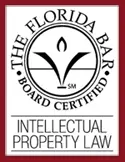 Florida Bar Board Certified Intellectual Property Attorney 1 board certified 1 sm