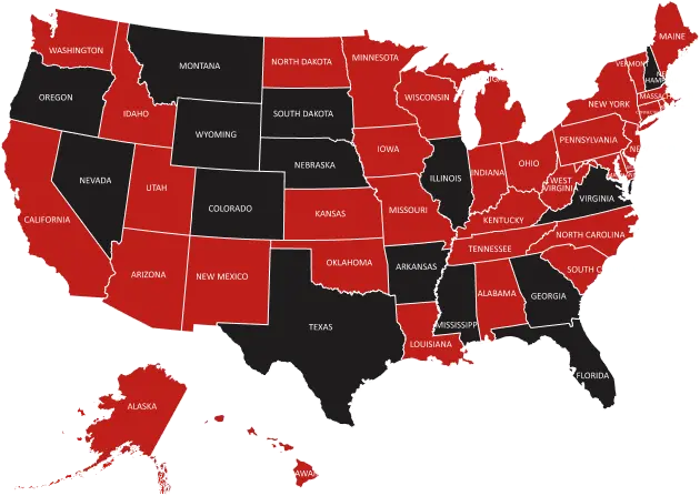 USA Map - Coral Springs, FL