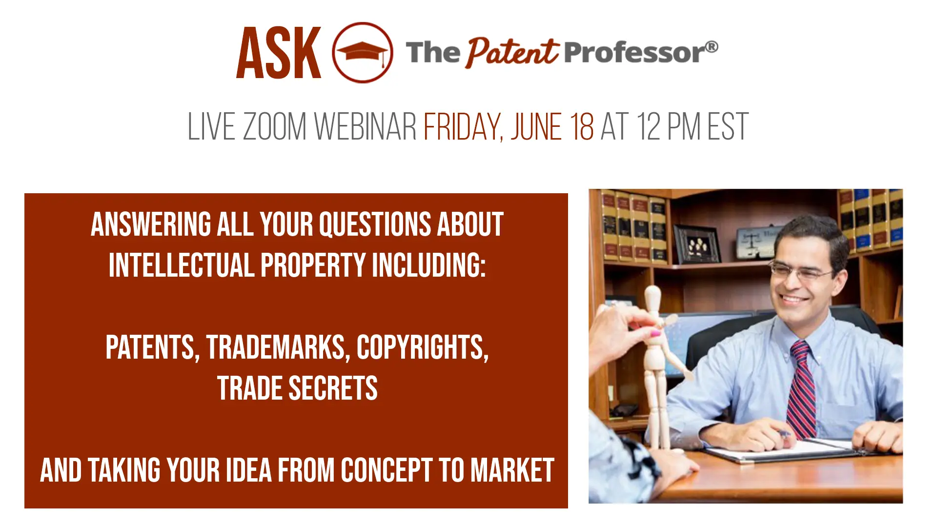 Live Zoom Webinar Friday
